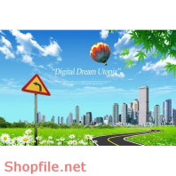 Poster đường cây xanh