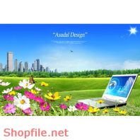 Poster máy móc và thiên nhiên