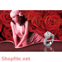 Poster mỹ phẩm nhẫn và em