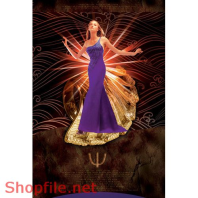 Poster mỹ phẩm cô gái va ốc