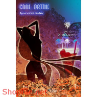 Poster mỹ phẩm em và ly nước