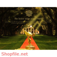 Poster mỹ phẩm cup vàng