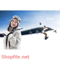 Poster cô gai và chàng trai trượt tuyết