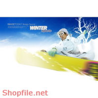 Poster chàng trai trượt tuyết