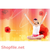 Poster sắc đẹp và hoa