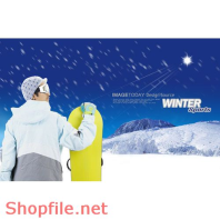 Poster chàng trai trượt tuyết