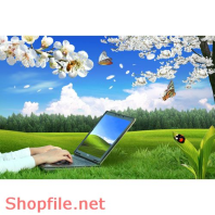 Poster thành phố thiên nhiên