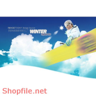 Poster chàng trai trượt tuyết