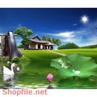 Poster bức tranh thiên nhiên