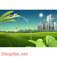 Poster thảo nguyên xanh