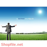 Poster chàng trai và thiên nhiên