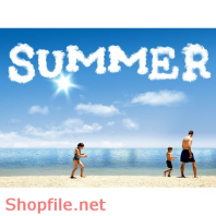 Poster mùa hè mát mẻ