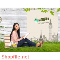 Poster cô gái và thiên nhiên