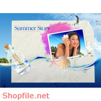 Poster bức tranh cô gái