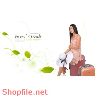 Poster bức tranh cô gái