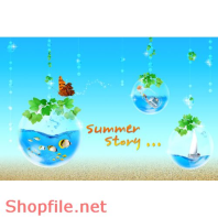 Poster bức tranh thiên nhiên