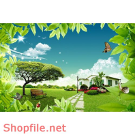 Poster mỹ phẩm nhà và thiên nhiên