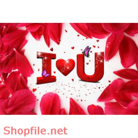 Poster mỹ phẩm iloveyou