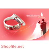 Poster mỹ phẩm nhẫn tình yêu