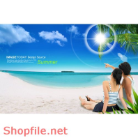 Poster tình yêu và biển