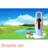 Poster bầu trời xanh