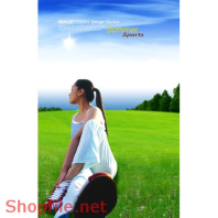 Poster cô gái và thiên nhiên