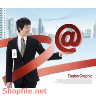 Poster công nghệ và chàng trai