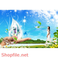 Poster mỹ phẩm đẹp lung linh