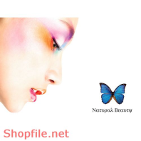 Poster mỹ phẩm sắc đẹp và bướm