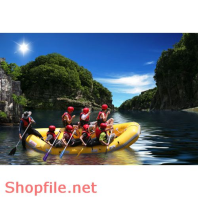 Poster trò chơi đua thuyền