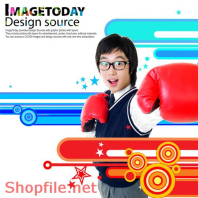 Poster cô gái boxing