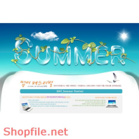 Poster mùa hè mát mẻ