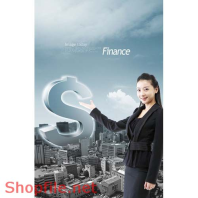 Poster cô gái và tiền