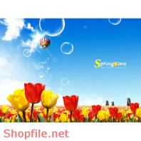 Poster bầu trời xanh