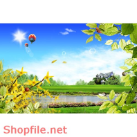 Poster mùa hè mát mẻ