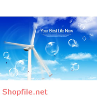 Poster chong chóng trong gió