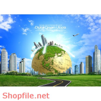 Poster bản đồ thế giới