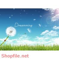 Poster bầu trời xanh