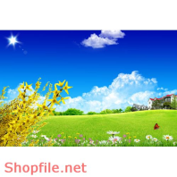 Poster bầu trời xanh