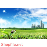 Poster bầu trời xanh