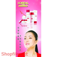 Poster mỹ phẩm cô gái tươi sáng