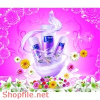 Poster mỹ phẩm hương hoa