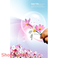 Poster hoa trang trí