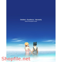 Poster bé tắm biển