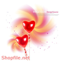 Poster trái tim tình yêu