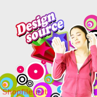 Poster cô gái nghe nhạc