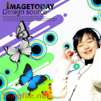 Poster cô gái thư giãn