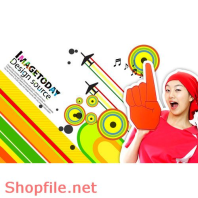 Poster cô gái sôi động