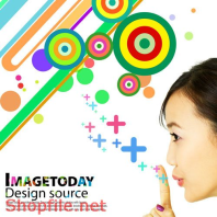 Poster cô gái sắc màu