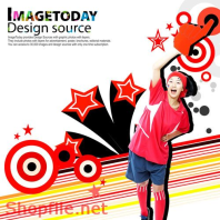 Poster cô gái và ngôi sao